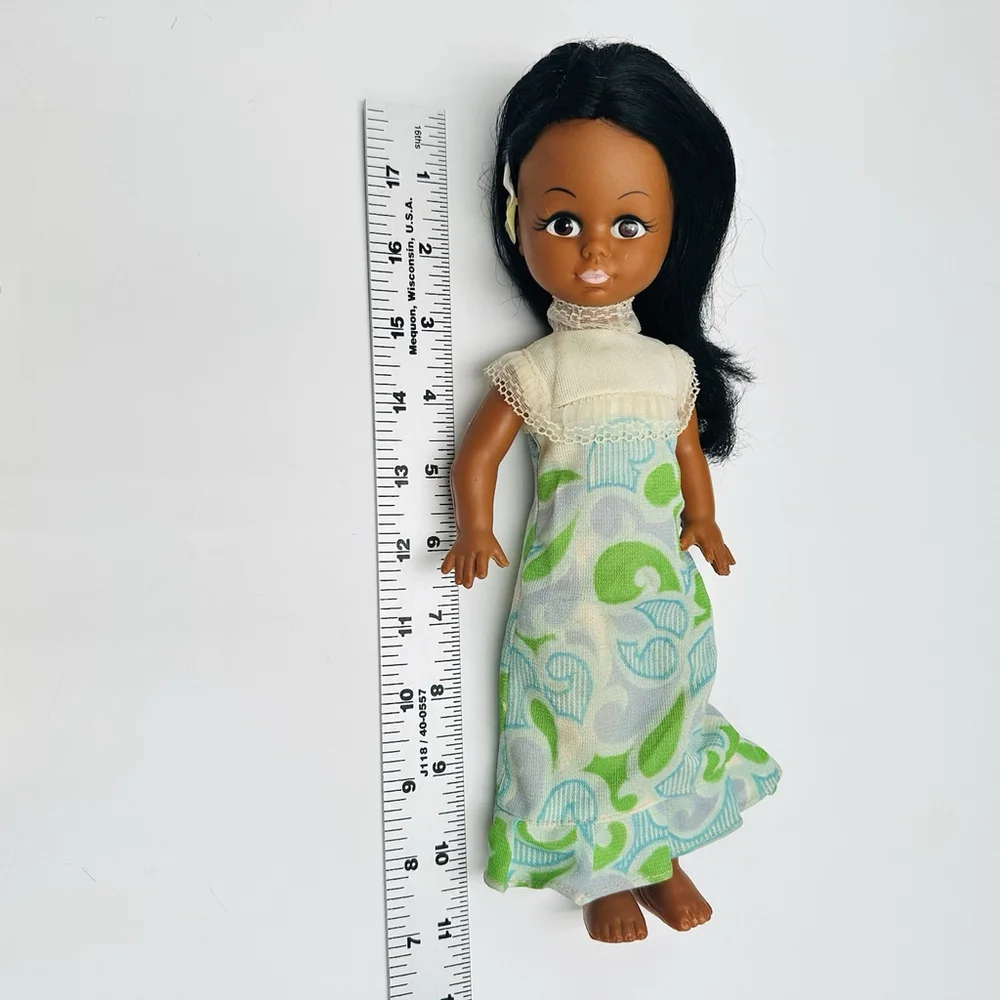 Vintage Hawaiian Doll Anekona Hawaii Souvenir 11.5” with Extra Dress